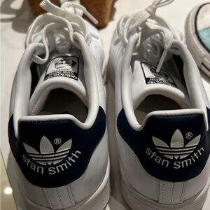 Adidas Stan Smith’s - Navy & White - women’s size 10. Gently worn.